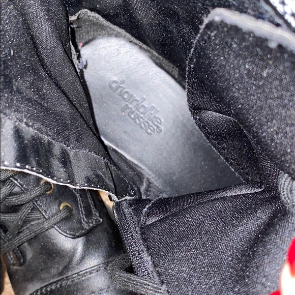 Leather combat boots - Picture 2 of 4